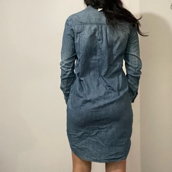 ✨ Joe Fresh Blue Jeans Shirt  Dress! Woman’s Size Small ✨ - Picture 6 of 10